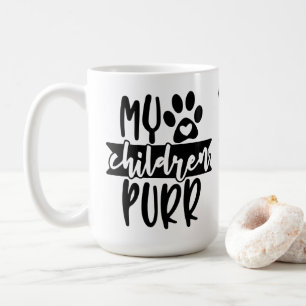 Caneca De Café Presente de Mãe de Gato Fofa Presente Divertido de
