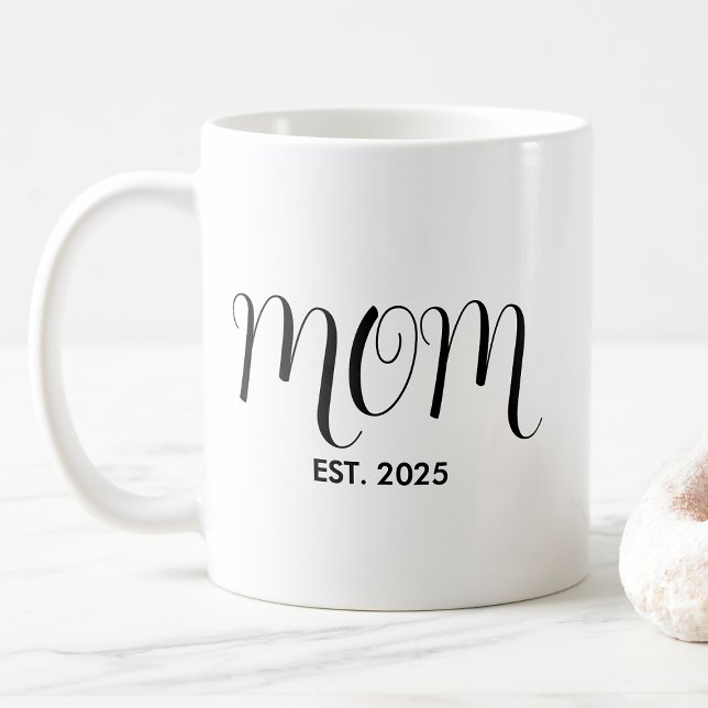 Caneca De Café Presente de Mãe Estabelecida Nova (Criador carregado)