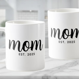 Caneca De Café Presente de Mãe Estabelecida Nova
