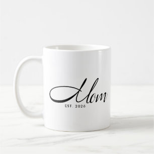 Caneca De Café Presente de Mãe Estabelecida Nova Mãe