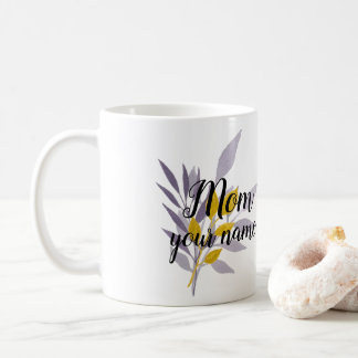 Caneca De Café Presente de Mãe Floral 1