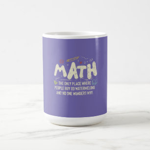 Caneca De Café Presente de Matemática Professor de Matemática