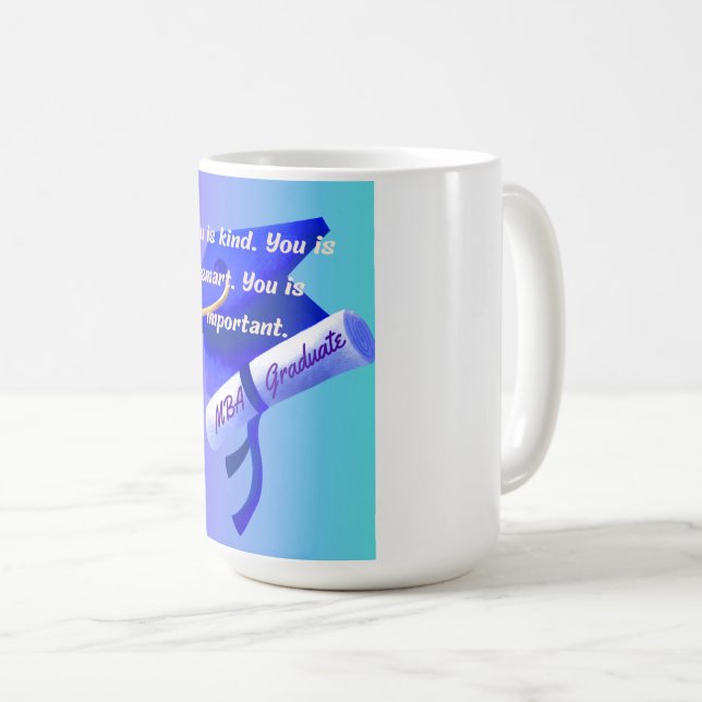 Caneca De Café Presente de MBA (Frente Esquerda)