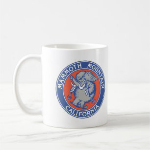 Caneca De Café Presente de montanhas da estação de esqui Vintage