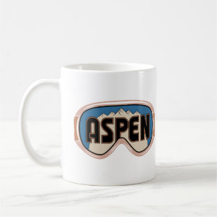 Caneca De Café Presente de montanhas da estação de esqui Vintage