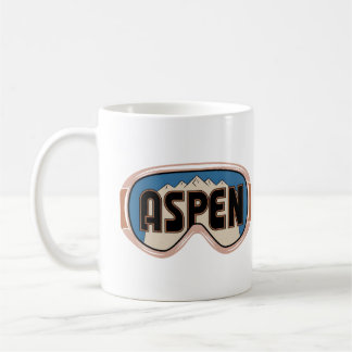 Caneca De Café Presente de montanhas da estação de esqui Vintage