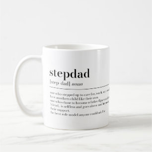 Caneca De Café Presente de Mug Stepdad Definition