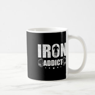 Caneca De Café Presente de musculação halterofilismo Co. Ferro A