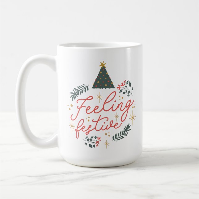 Caneca De Café Presente de Natal (Esquerda)