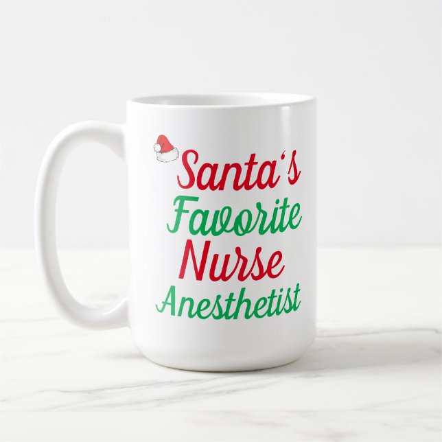 Caneca De Café Presente de Natal de Apreciação da Mãe Enfermeira  (Esquerda)