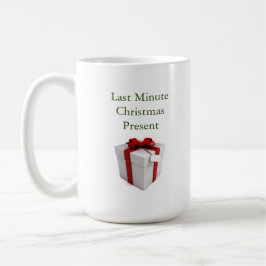 Caneca De Café Presente de Natal de Último Minuto - Um MisterP Mu