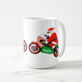 Caneca De Café Presente de Natal do Motorcycle Biker