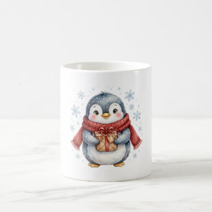 Caneca de Café Presente de Natal do Pinguim