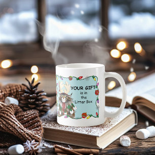 Caneca De Café Presente de Natal Gelado Verde Engraçado