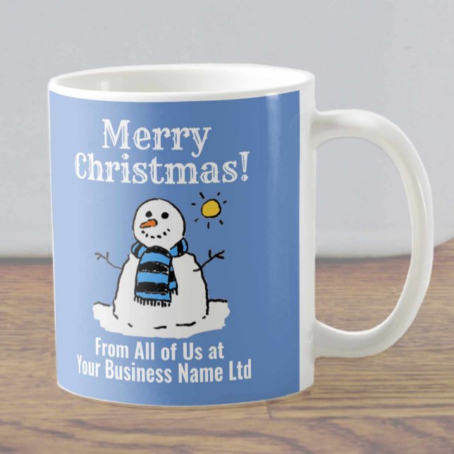 Caneca De Café Presente de Natal para Empresas com Design de Bone (Criador carregado)