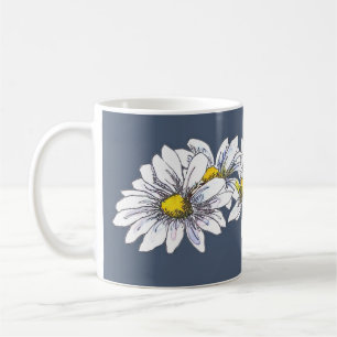 Caneca De Café Presente de Natal Personalizado Boho Watercolor Fl