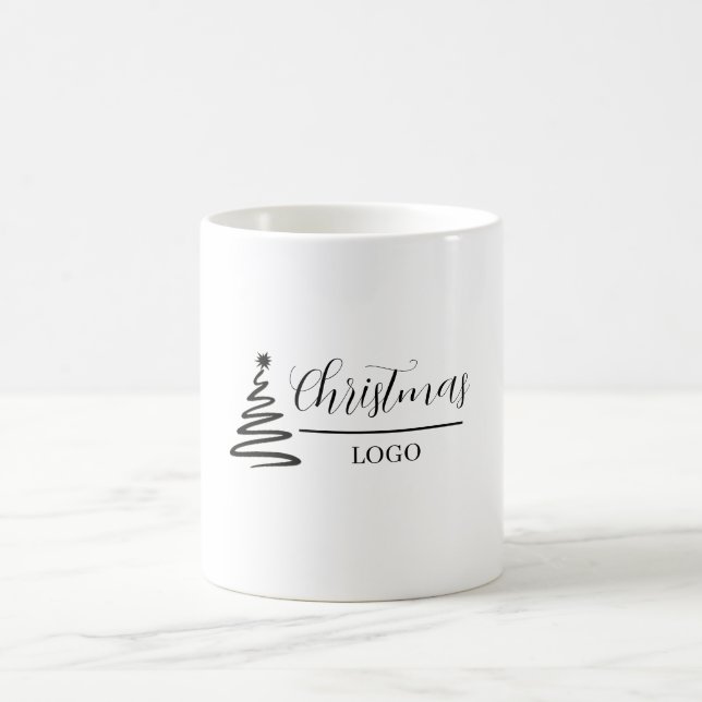 Caneca De Café Presente de Natal Personalizado Camiseta Moderna C (Centro)