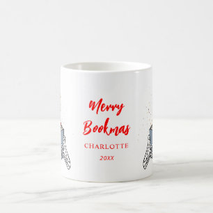 Caneca De Café Presente de Natal Personalizado de Esqueleto Festi