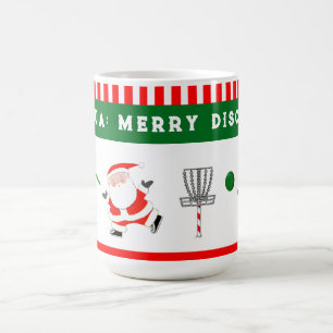 Caneca De Café presente de Natal personalizado de golfe de disco