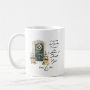 Caneca De Café Presente de Natal personalizado para Vizinho - per
