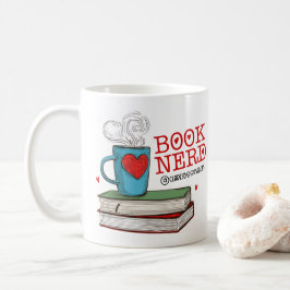 Caneca De Café Presente de Nerd de Livro Personalizado para Leito