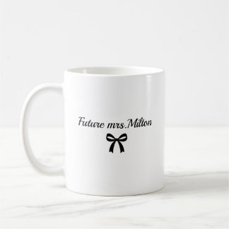 Caneca De Café Presente de Noivado Futur Mrs Mug Para Noiva