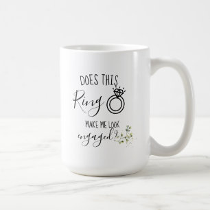 Caneca De Café Presente de Noivado Futura Sra. Greenery, Noiva Fu