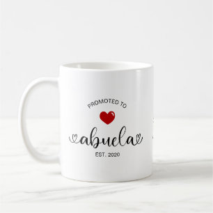 Caneca De Café Presente de Nova Avó Estabelecida Abuela