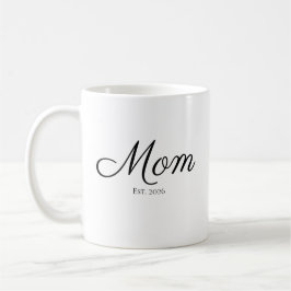 Caneca De Café Presente de Nova Mãe Estabelecida