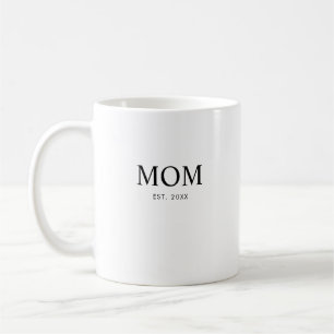 Caneca De Café Presente de Nova Mãe Estabelecida