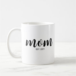 Caneca De Café Presente de Nova Mãe Estabelecida
