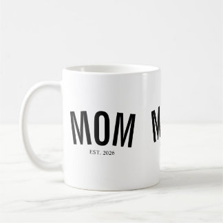 Caneca De Café Presente de Nova Mãe Estabelecida