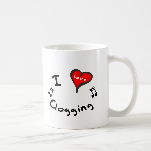 Caneca De Café Presente de obstrução mim obstrução do coração (Direita)