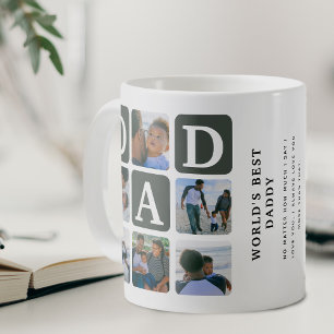 Caneca de Café Presente de Pai Fofo com Grade de M