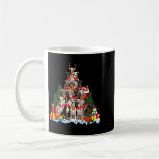 Caneca De Café Presente de Papai Noel de Natal Cachorro Pai