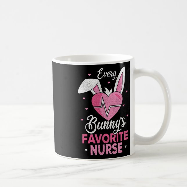 Caneca De Café Presente de Páscoa de Enfermeira Favorita de Cada  (Direita)
