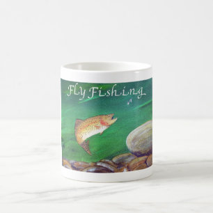 Caneca De Café Presente de pesca de mosca