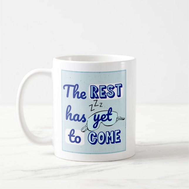 Caneca De Café Presente de Piada para Novo Pai com Insônia Divert (Esquerda)