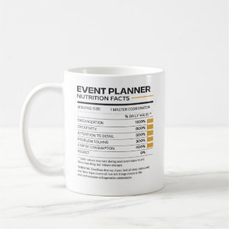 Caneca De Café Presente de Planejador de Eventos para Coordenador