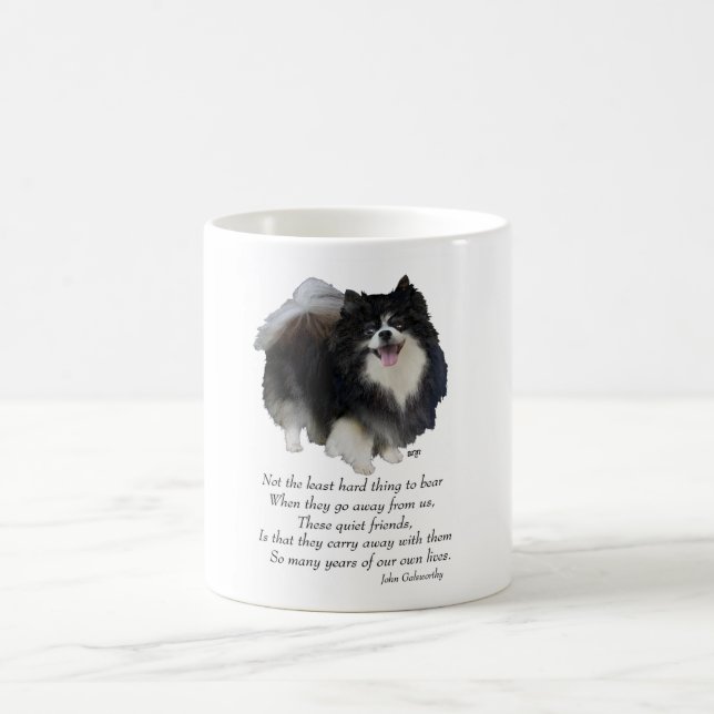 Caneca De Café Presente de Pomerânia Negra (Centro)