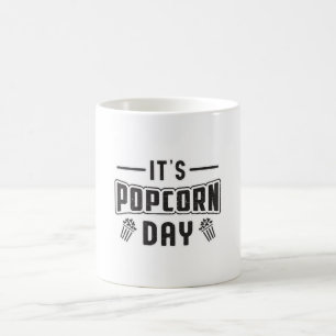 Caneca De Café Presente de Pop de Filme de Snack Day do Cinema Po