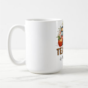 Caneca De Café Presente de Professor Ensinar é Trabalhar com o