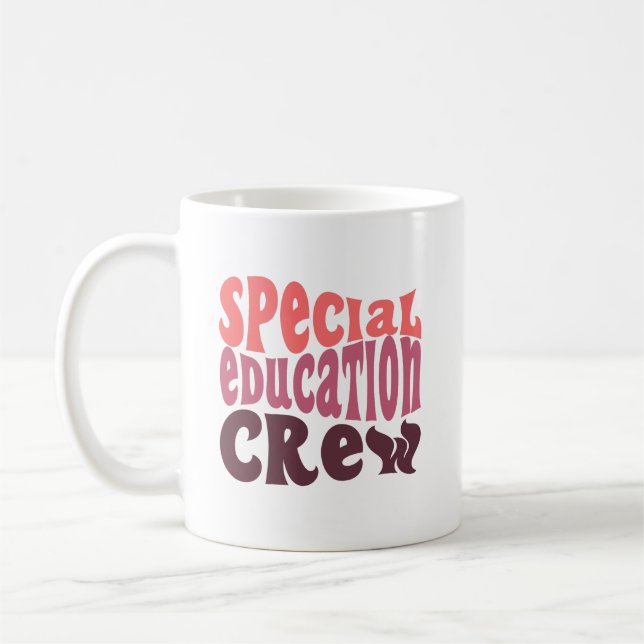 Caneca De Café Presente de Professores Especiais de Educação (Esquerda)