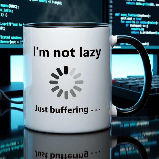 Caneca De Café Presente de Programador Engraçado | Citação Person (Criador carregado)
