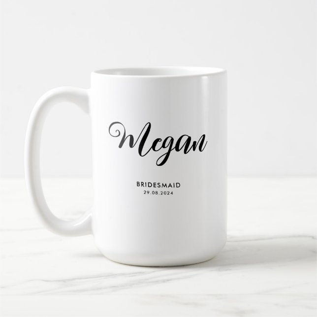 Caneca De Café Presente de Proposta para Damas de Honra para Casa (Esquerda)