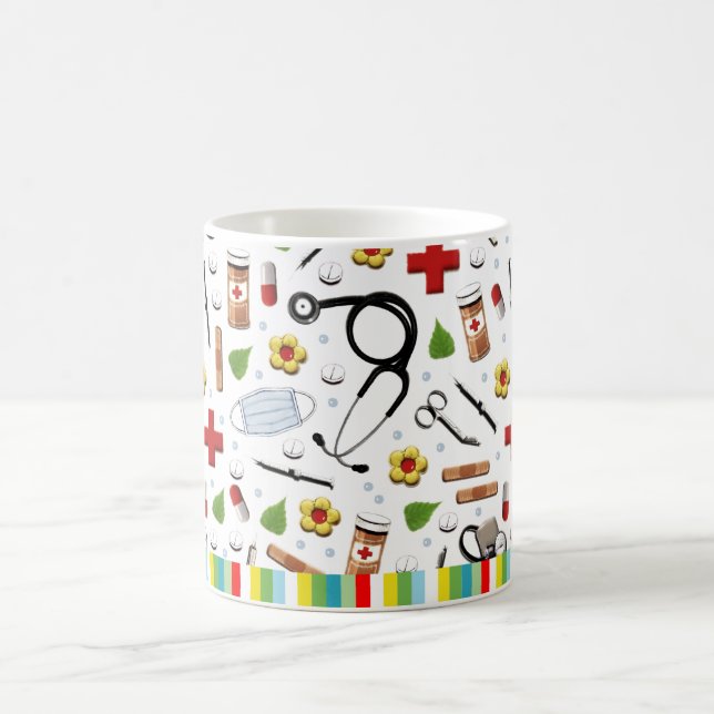 Caneca De Café Presente de Retirada Médica (Centro)