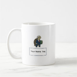 Caneca De Café Presente de Tartaruga para Advogado