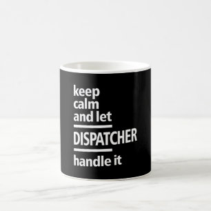 Caneca De Café Presente de Título da Tarefa do Dispatcher