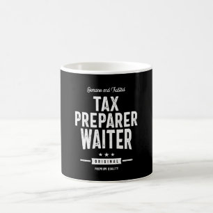 Caneca De Café Presente de Título de Cargo do Waiter do Preparado