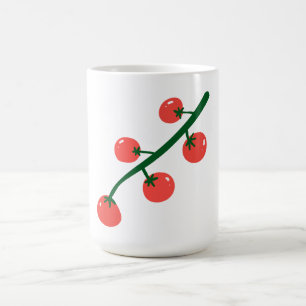 Caneca De Café Presente de Tomates Cereja Frescos para Jardineiro